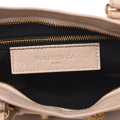 Balenciaga Agneau Giant 12 Gold Hardware Mini City Rose Aubepine Rose Light 6 of 9