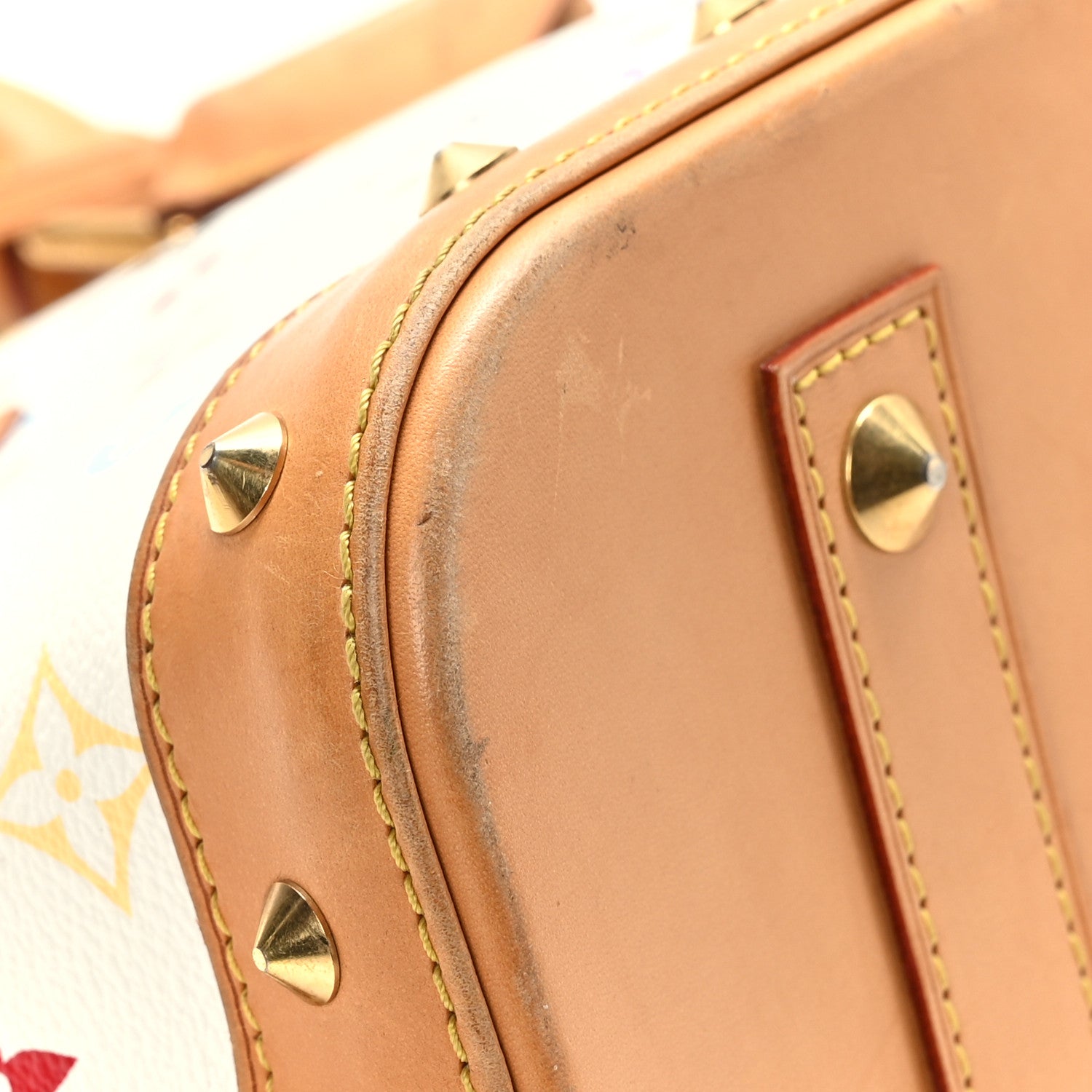 Louis Vuitton Monogram Multicolor Alma PM White 7 of 10