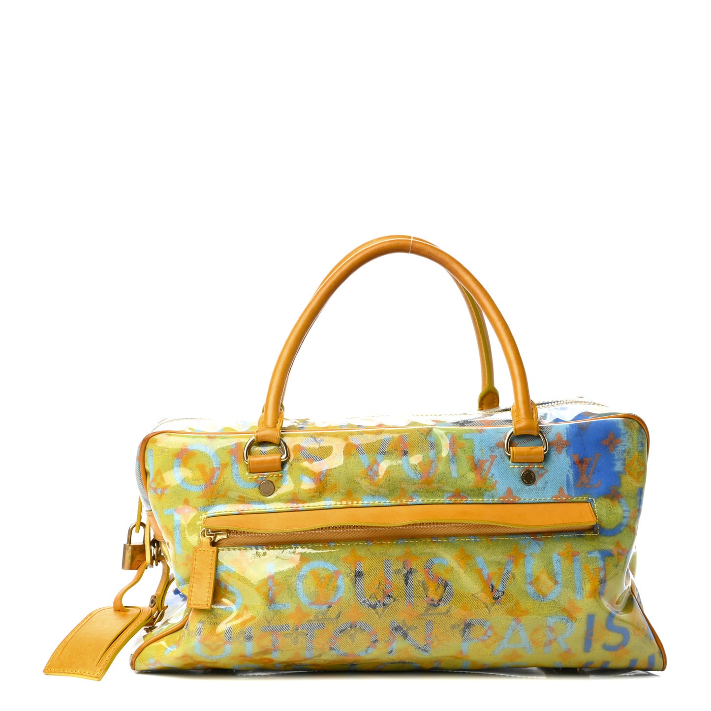 Monogram Pulp Defile Weekender PM Yellow