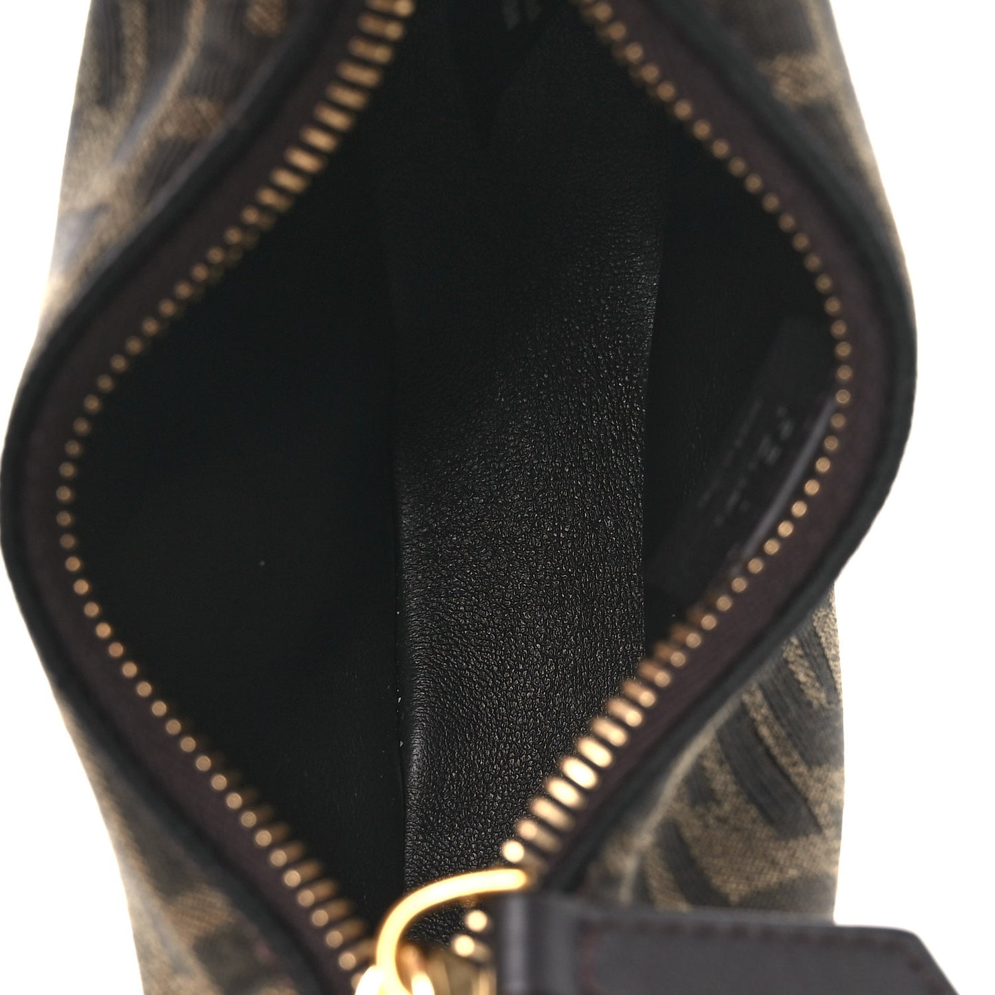 Fabric Jacquard FF 1974 Nano Fendigraphy Hobo Charm Tobacco Moro