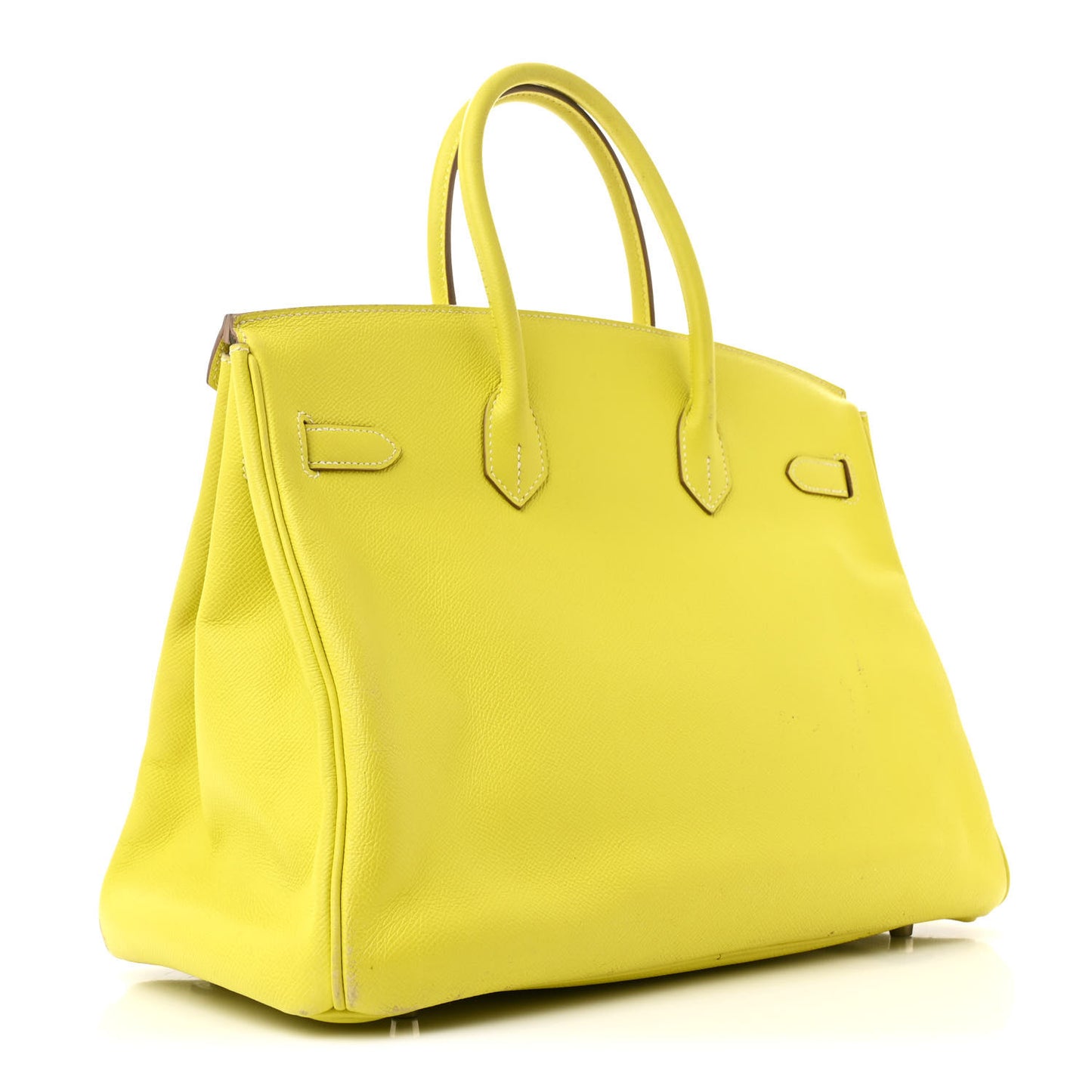 Epsom Candy Birkin 35 Lime Gris Perle
