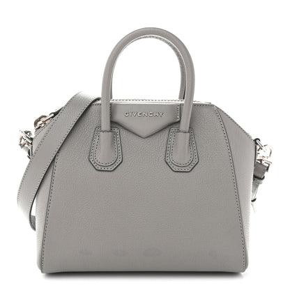 Givenchy Sugar Goatskin Mini Antigona Pearl Grey 1 of 12