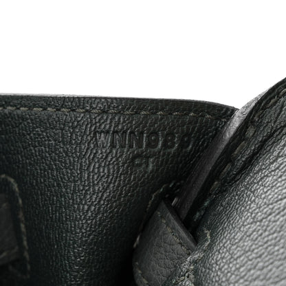 Hermes Togo Birkin 25 Vert Fonce 7 of 11