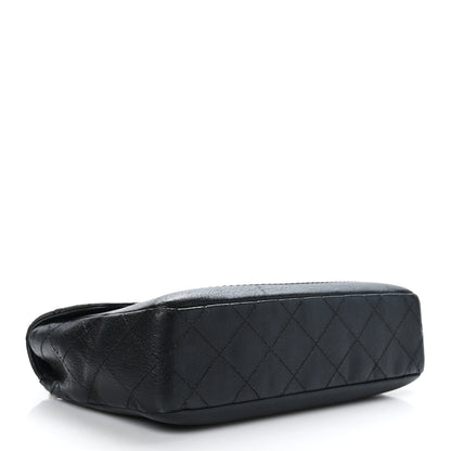 Chanel Goatskin Quilted Coco Curve Flap Messenger Flap Black 4 of 9