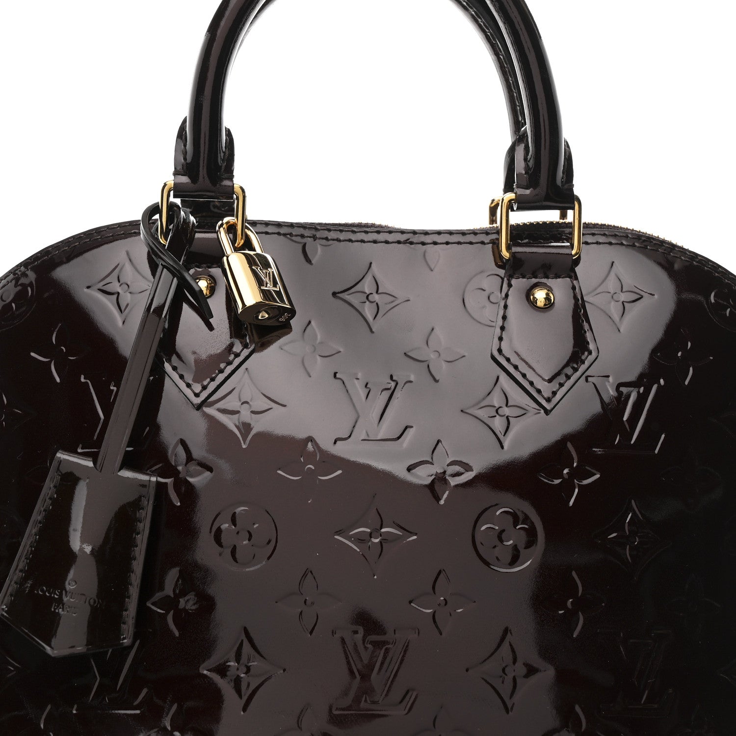 Louis Vuitton Vernis Alma PM Amarante 8 of 10