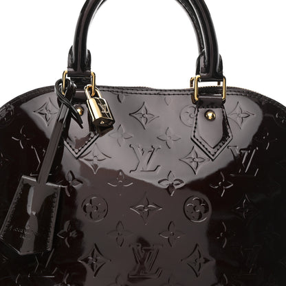Louis Vuitton Vernis Alma PM Amarante 8 of 10