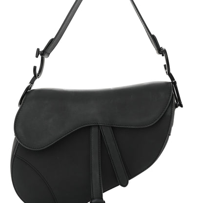 Christian Dior Ultra Matte Calfskin Saddle Bag Black 8 of 13