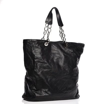 Christian Dior Lambskin Medium Dior Soft Tote Black 3 of 11
