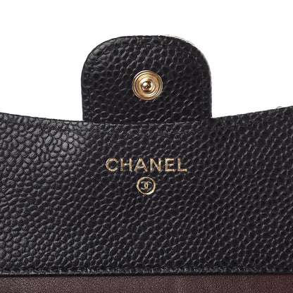 Chanel Caviar Quilted Compact Flap Wallet Black 6 of 9