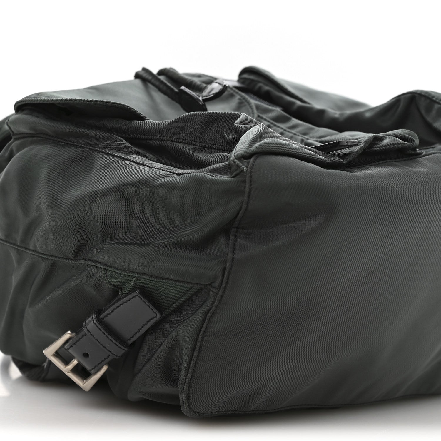 Prada Nylon Vela Medium Backpack Green 9 of 10