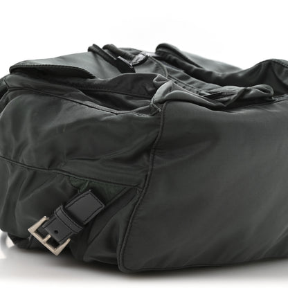 Prada Nylon Vela Medium Backpack Green 9 of 10