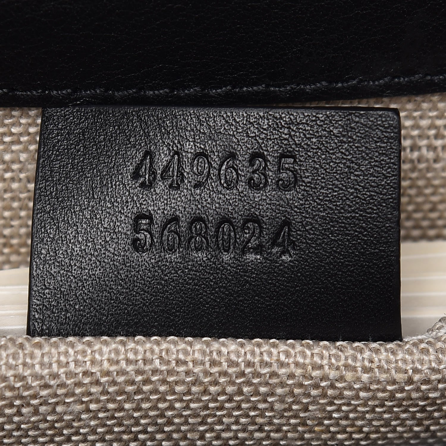 Gucci Microguccissima Medium Emily Chain Shoulder Bag Black 9 of 9