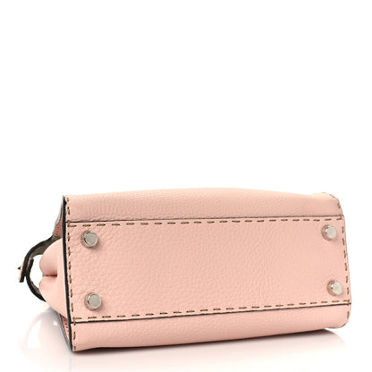 Fendi Cuoio Romano Selleria Bi-Color Medium Peekaboo Iconic Essentially Satchel Cipria Latte 4 of 9