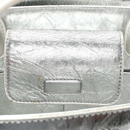 Christian Dior Metallic Calfskin Medium Diorever Flap Silver 10 of 21