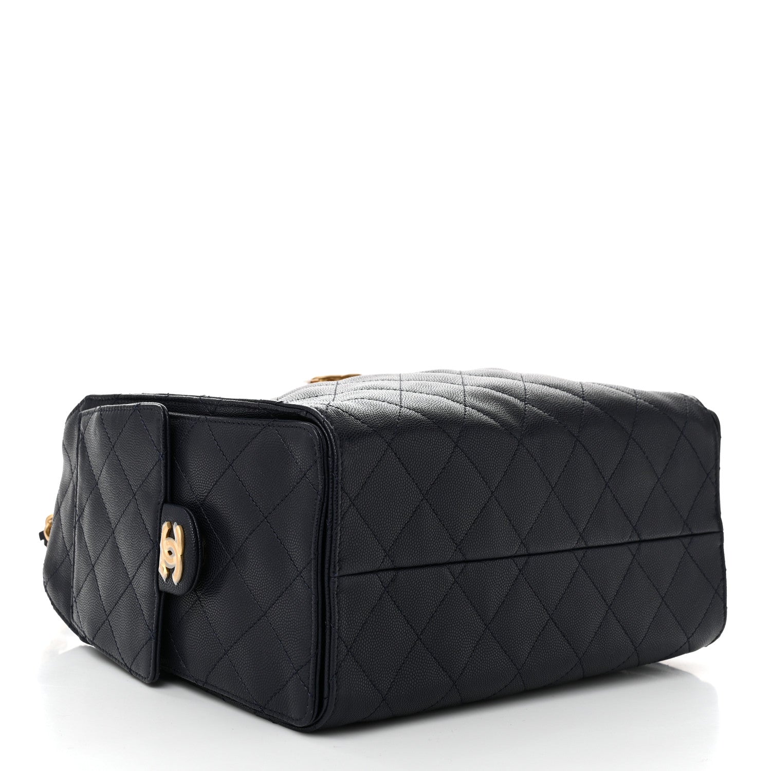 Chanel Caviar Quilted Small Chanel 25 Handbag Dark Navy 4 of 10