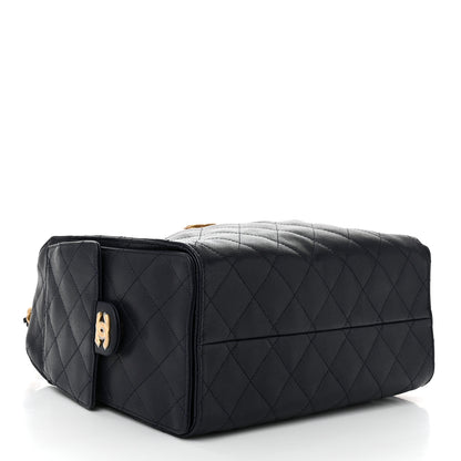 Chanel Caviar Quilted Small Chanel 25 Handbag Dark Navy 4 of 10