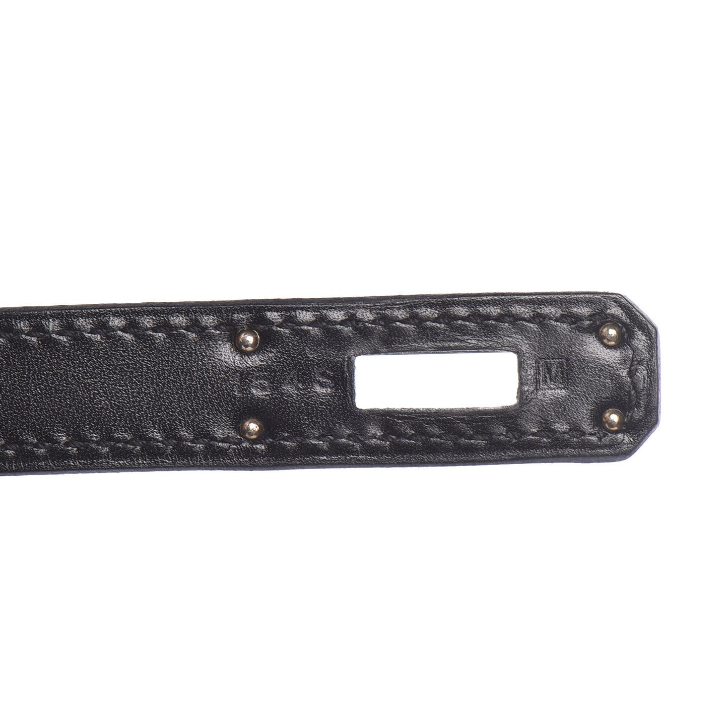 Box Kelly Cut Clutch Black