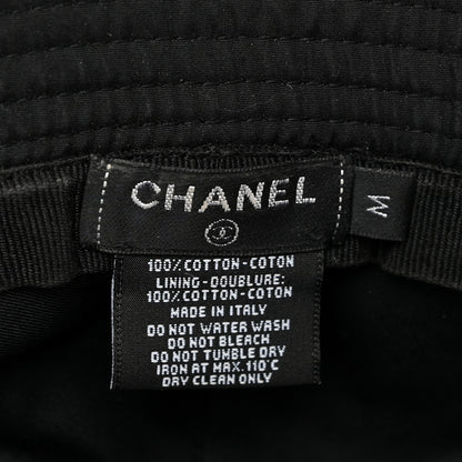 Chanel Cotton CC Bucket Hat M Black 5 of 5