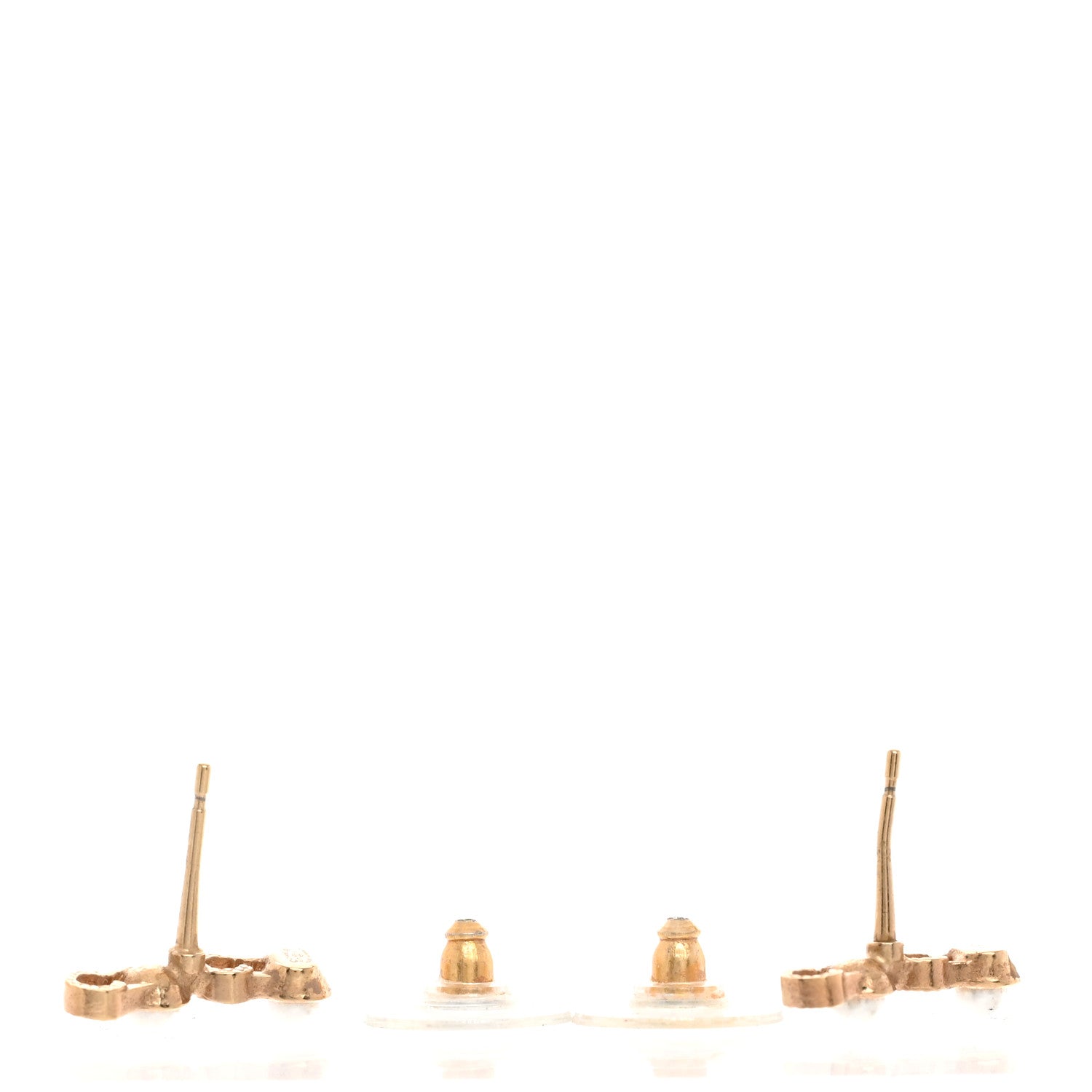 Chanel Pearl Coco Earrings Gold 3 of 5