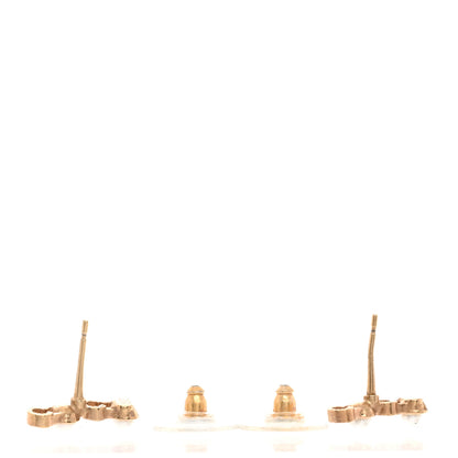 Chanel Pearl Coco Earrings Gold 3 of 5