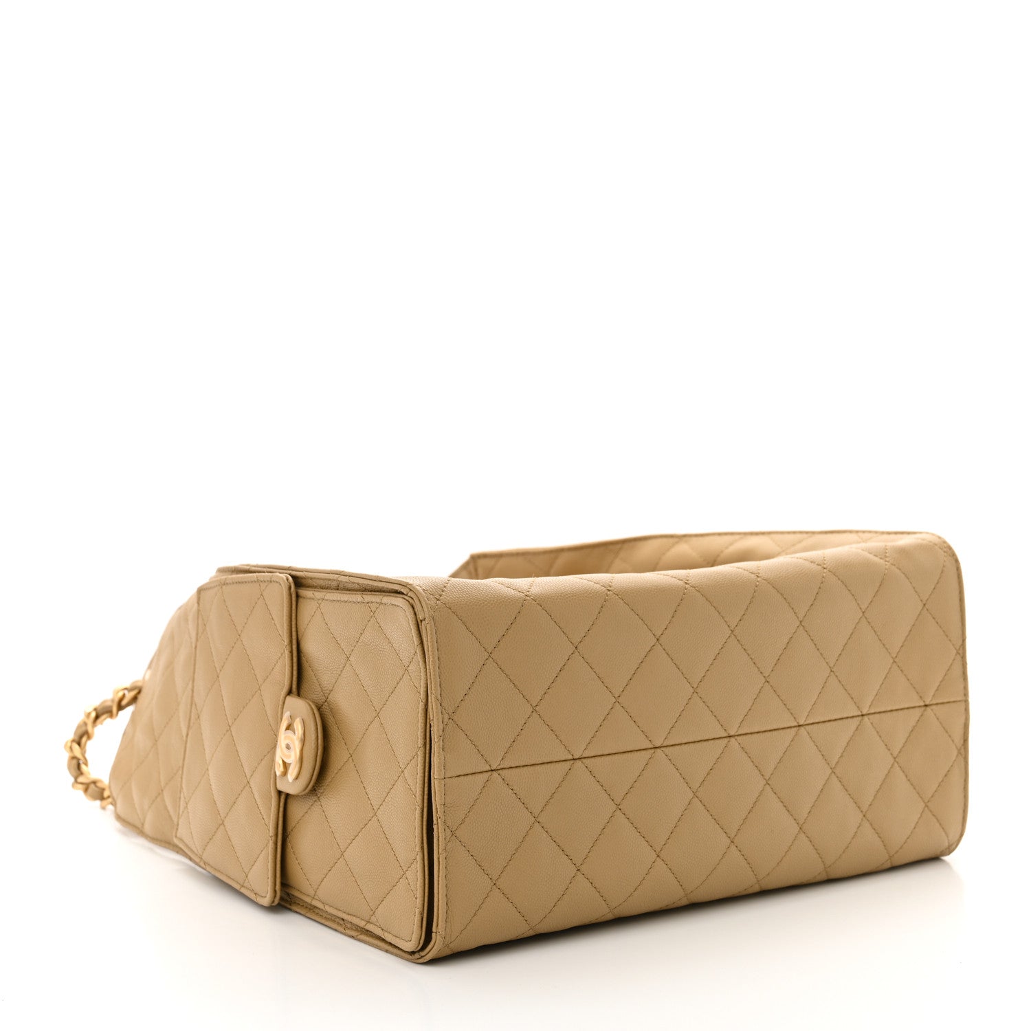 Chanel Caviar Quilted Medium Chanel 25 Handbag Dark Beige 4 of 11
