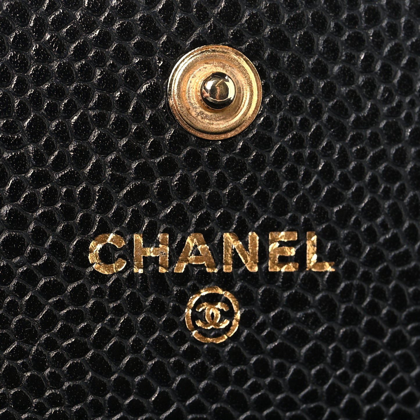 Caviar Quilted Large Gusset Flap Wallet Black
