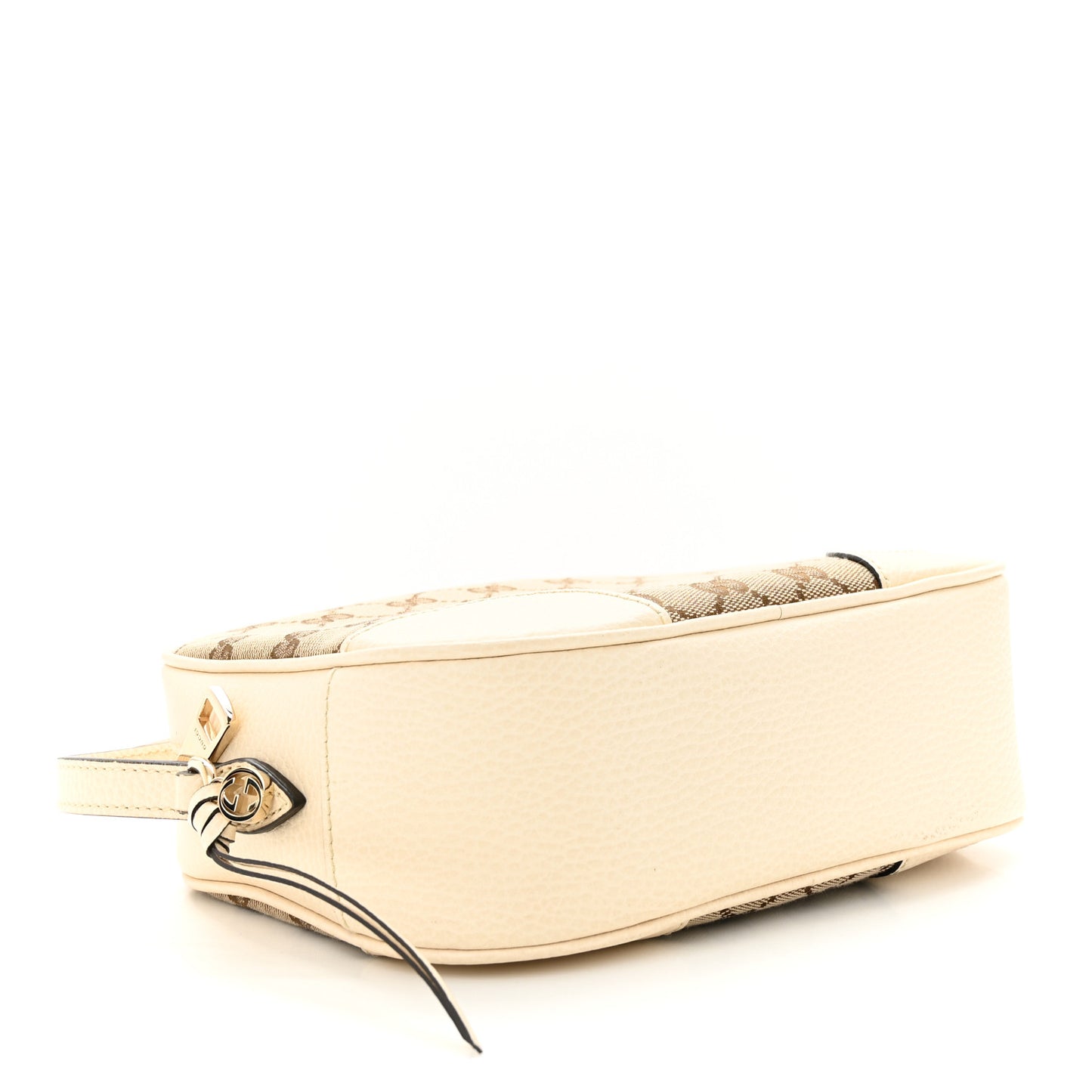 Monogram Dollar Calfskin Mini Bree Messenger Bag Beige Ebony Avoire