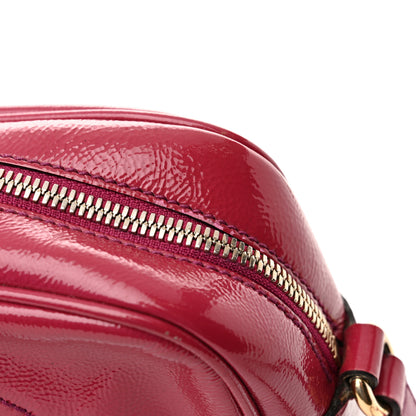 Gucci Soft Patent Small Soho Disco Bag Bright Bougainvillea 17 of 18