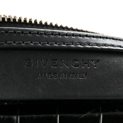 Givenchy Calfskin Crocodile Embossed Small Antigona Black 6 of 11