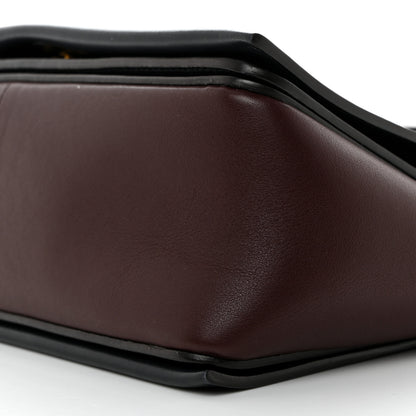 Celine Shiny Smooth Calfskin Medium Frame Shoulder Bag Steel Blue Plum 11 of 12