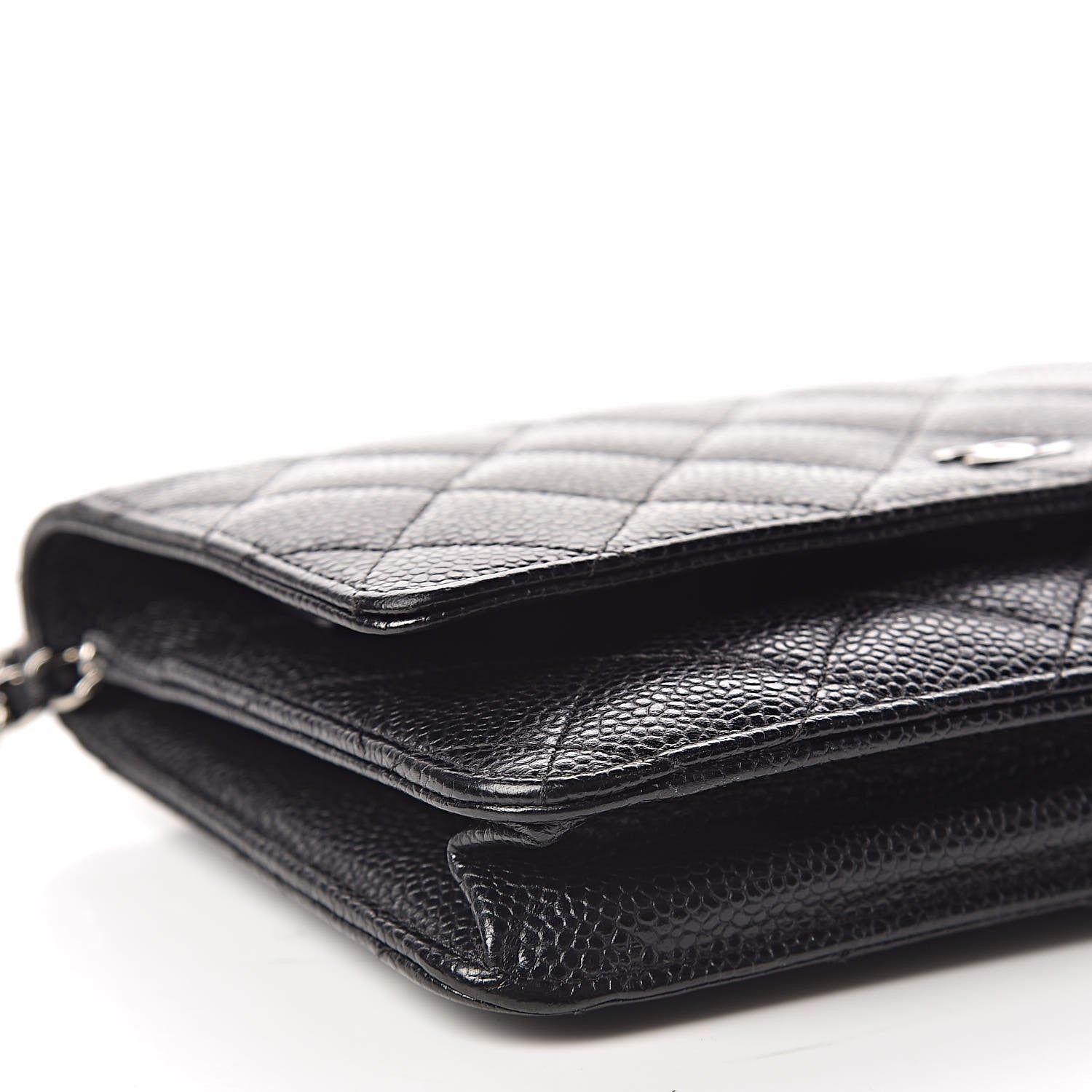 Chanel Caviar Quilted Wallet On Chain WOC Black 9 of 10