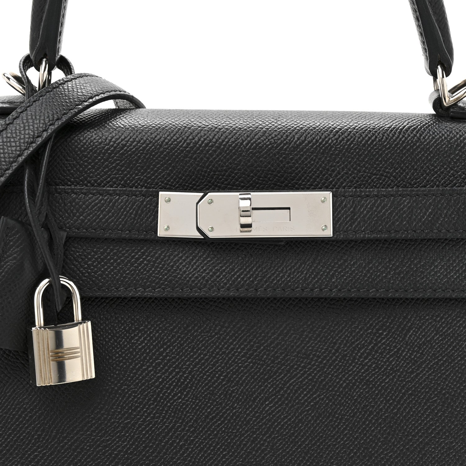 Hermes Epsom Kelly Sellier 28 Black 8 of 14