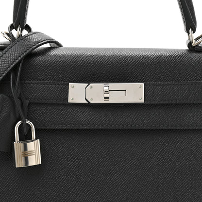 Hermes Epsom Kelly Sellier 28 Black 8 of 14