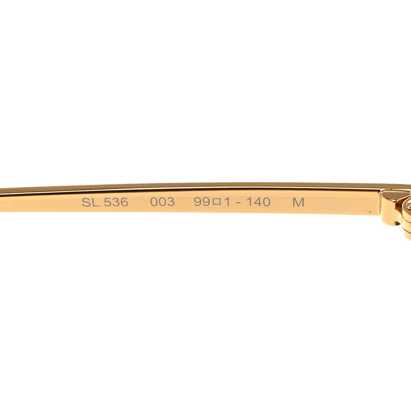 Metal Cat Eye SL536 Sunglasses Gold