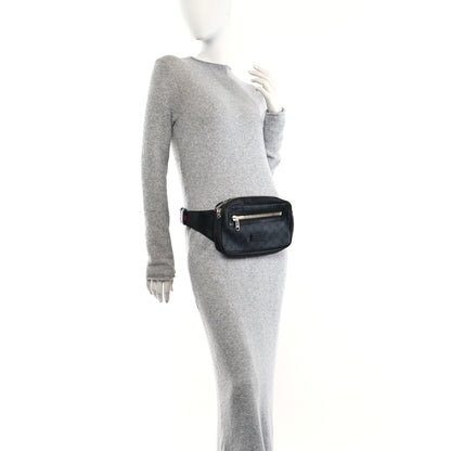 Gucci Soft GG Supreme Monogram Web Belt Bag Black Grey 2 of 10