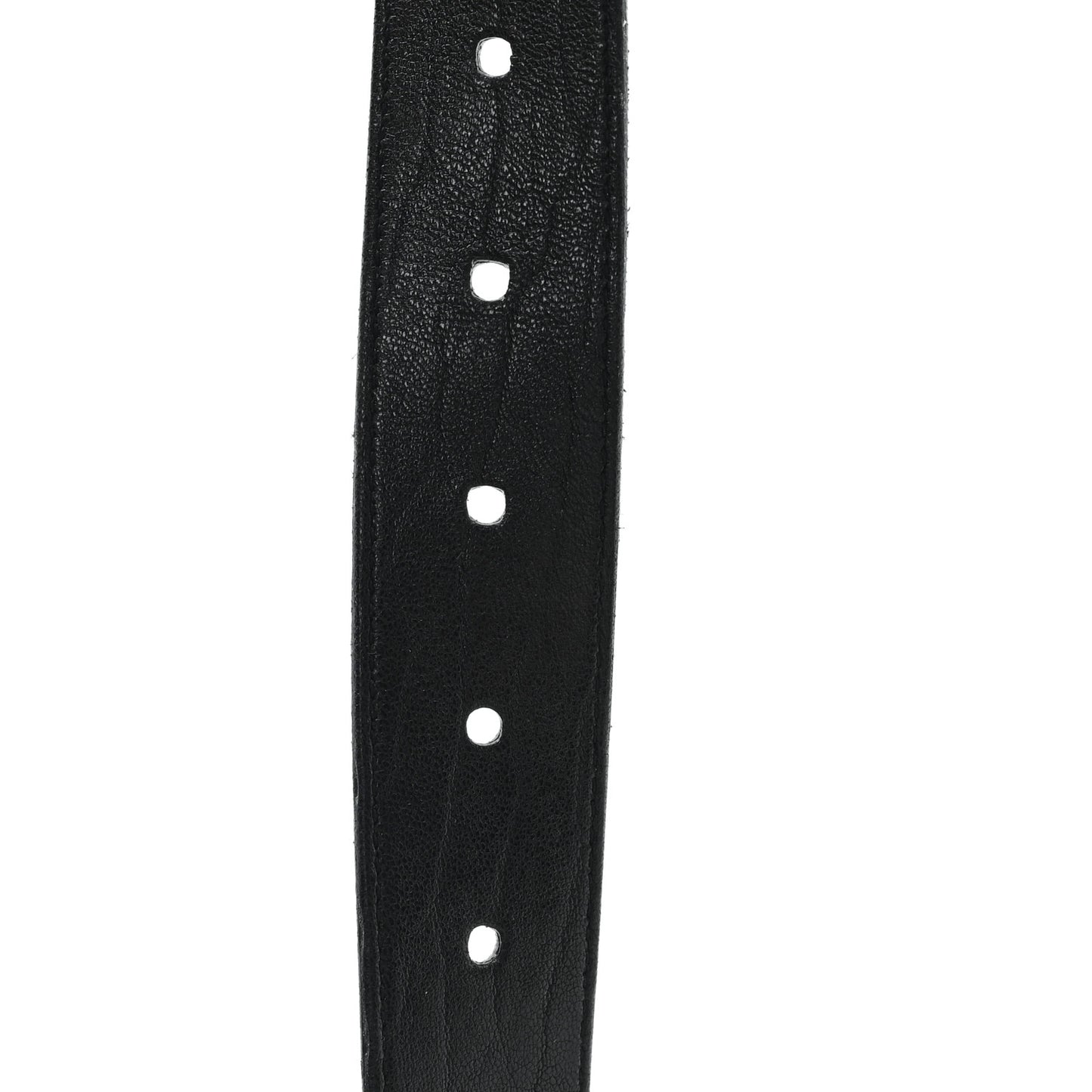 Calfskin Monogram Square Buckle Belt 85 34 Black