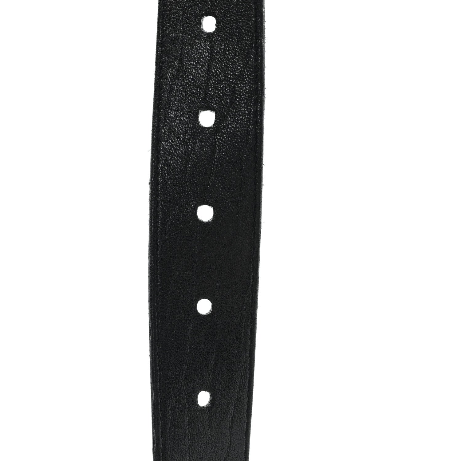 Saint Laurent Calfskin Monogram Square Buckle Belt 85 34 Black 5 of 6
