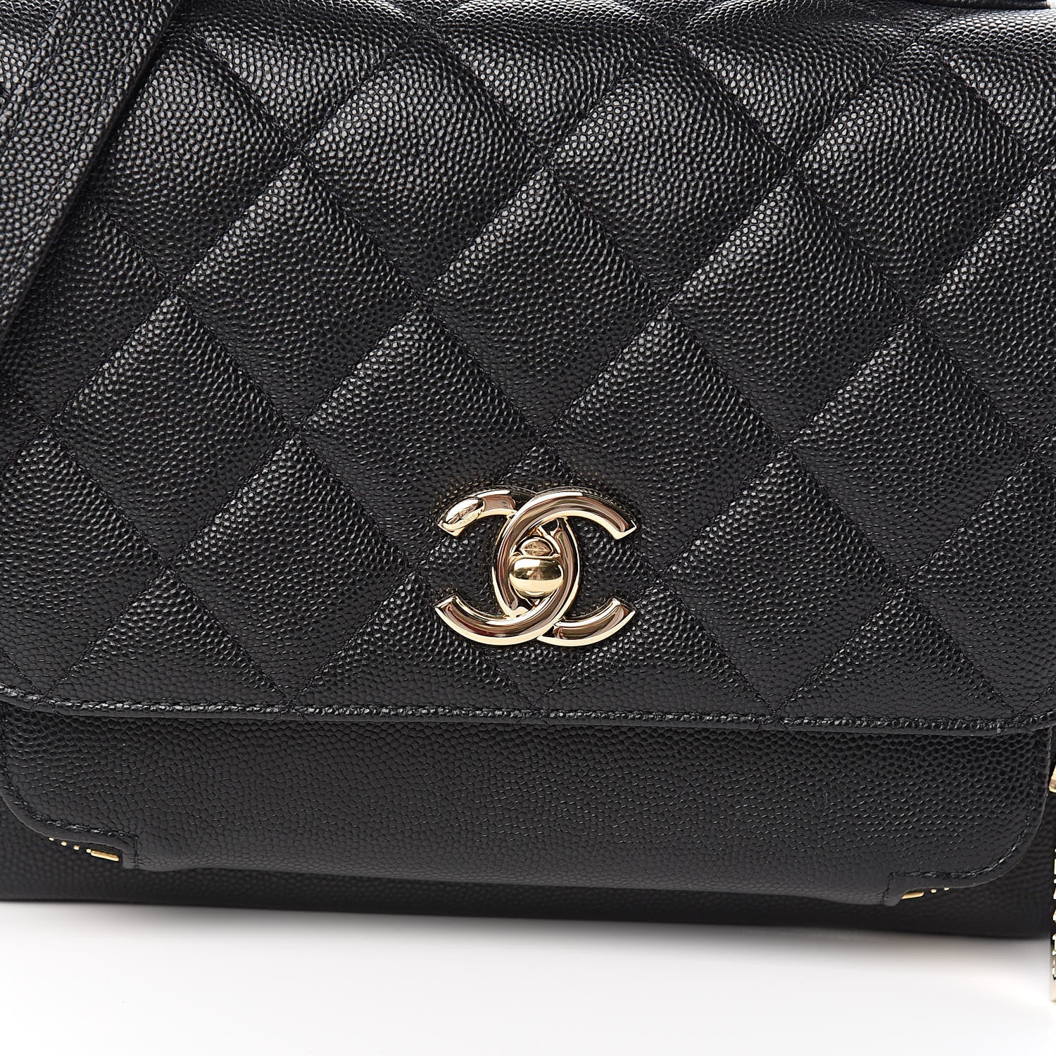 Chanel Caviar Quilted Small Business Affinity Flap Black 10 of 11