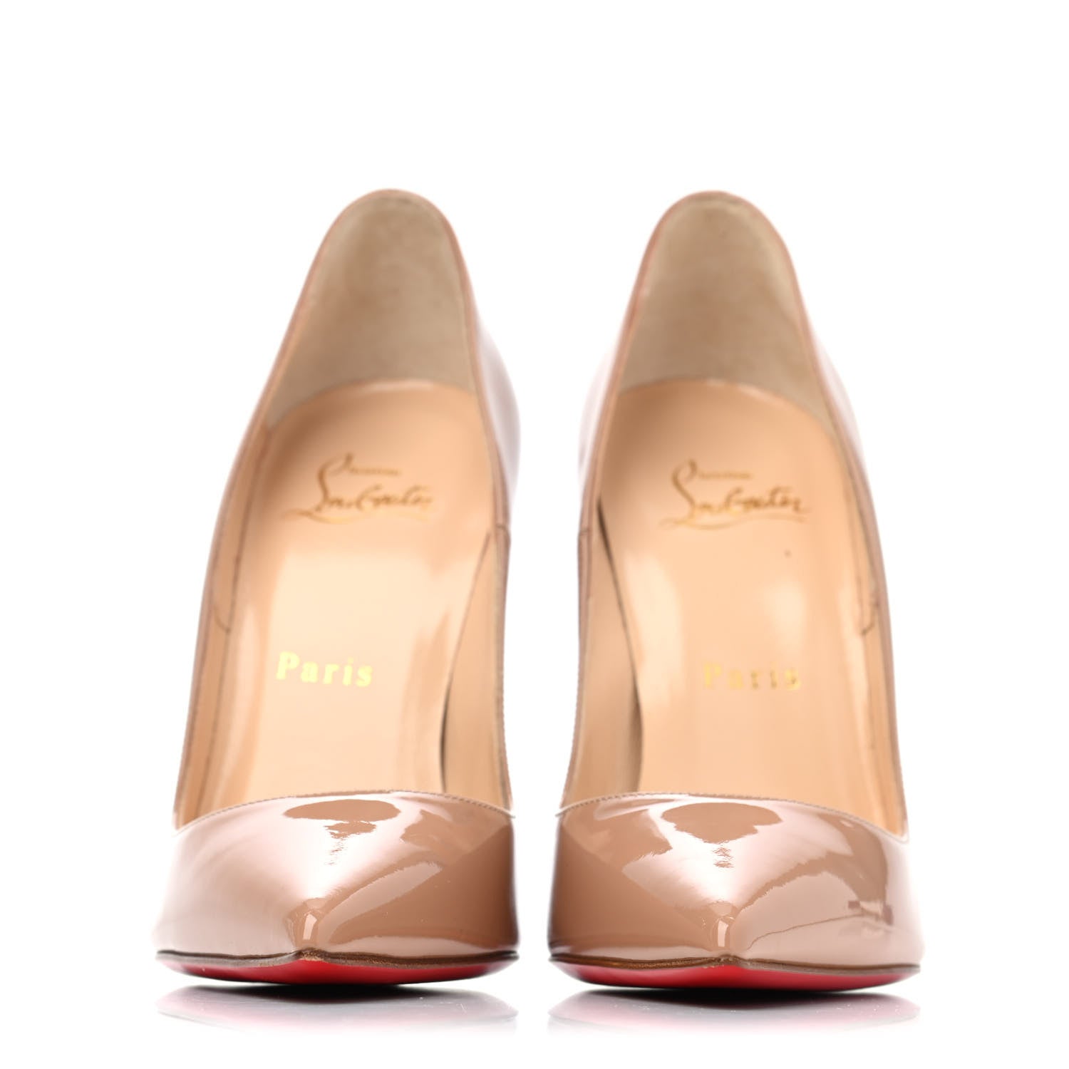 Christian Louboutin Patent So Kate 120 Pumps 36.5 Nude 2 of 4