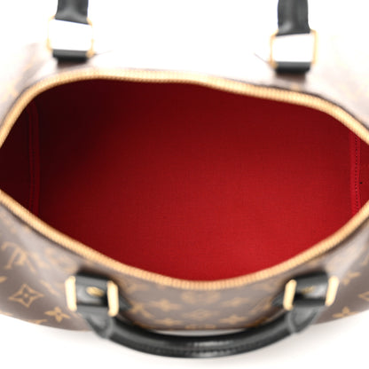 Louis Vuitton Monogram My World Tour Speedy Bandouliere 30 Black 5 of 10