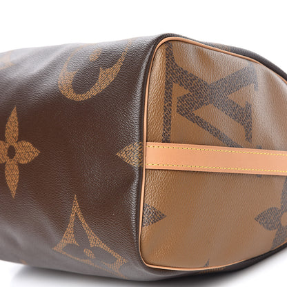 Louis Vuitton Reverse Monogram Giant Speedy Bandouliere 30 9 of 11