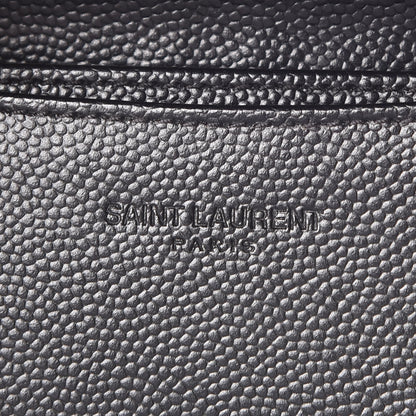 Saint Laurent Grain De Poudre Business Card Case Black 6 of 9