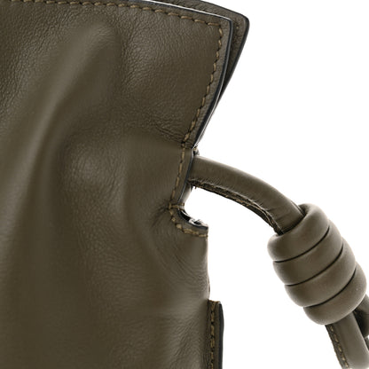 Loewe Calfskin Mini Flamenco Knot Clutch Vintage Khaki 10 of 11