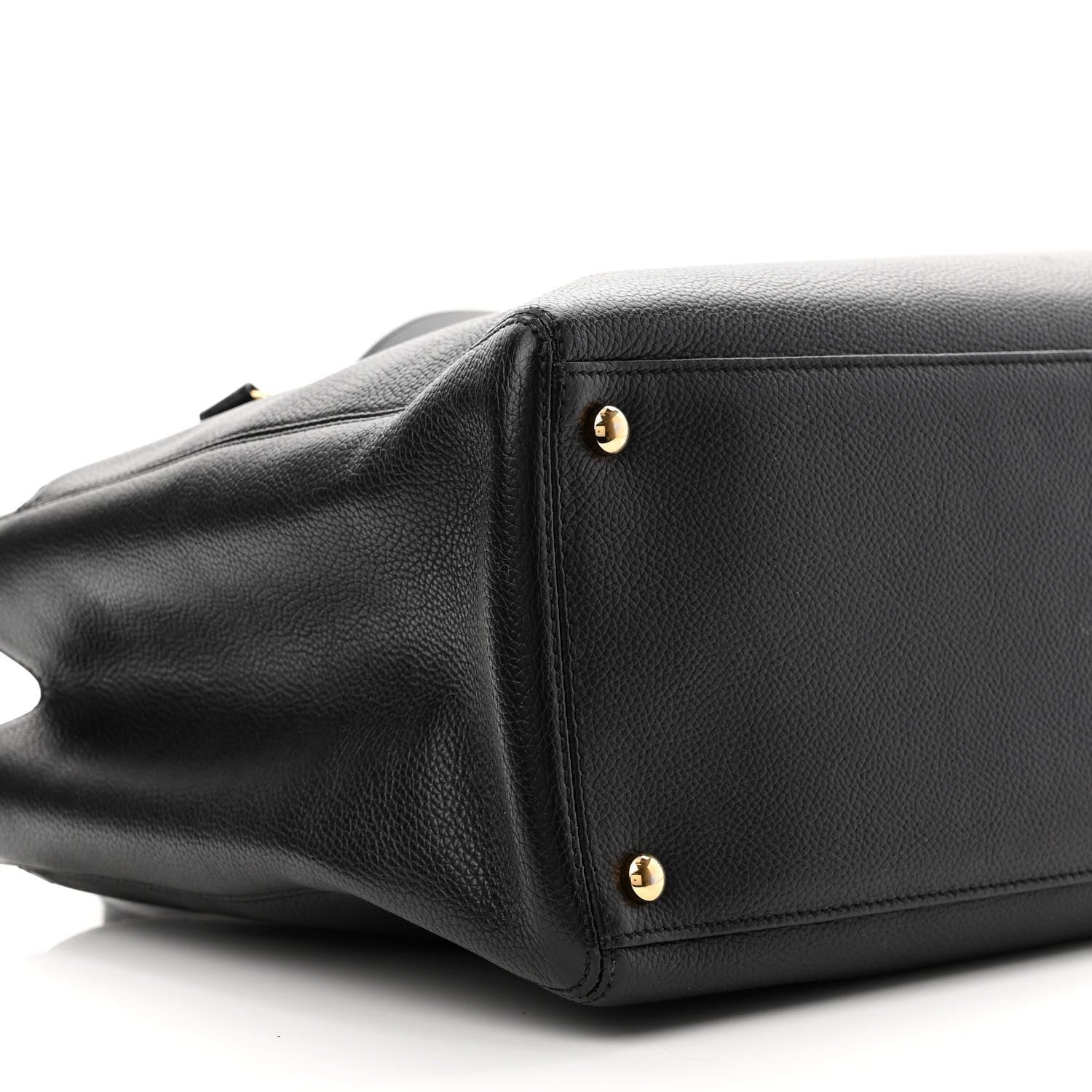 Chanel Calfskin Cerf Executive Shopper Tote Black 10 of 11