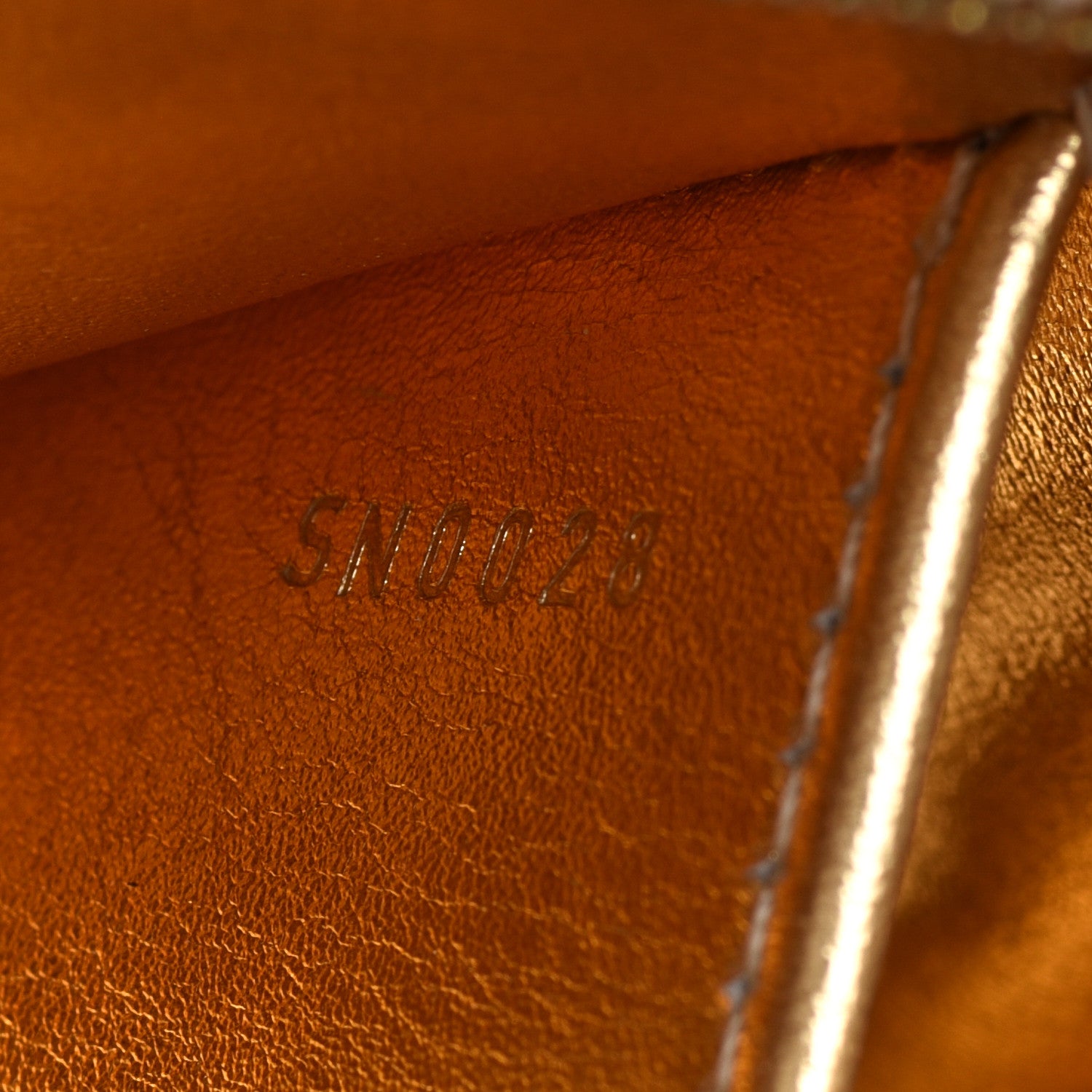 Louis Vuitton Monogram Mirior Trousse Cosmetic Pouch Gold 7 of 10