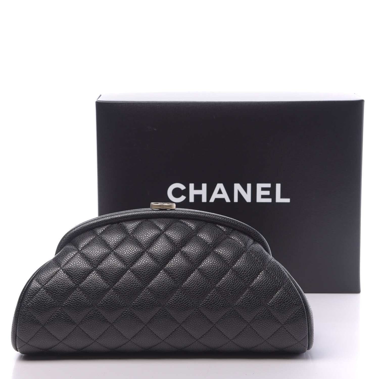 Chanel Caviar Quilted Timeless Clutch Black 11 of 11
