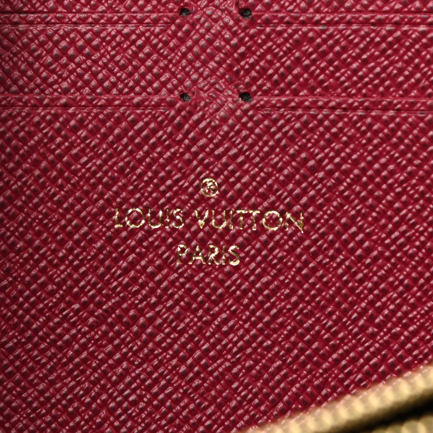 Monogram Clemence Wallet Fuchsia