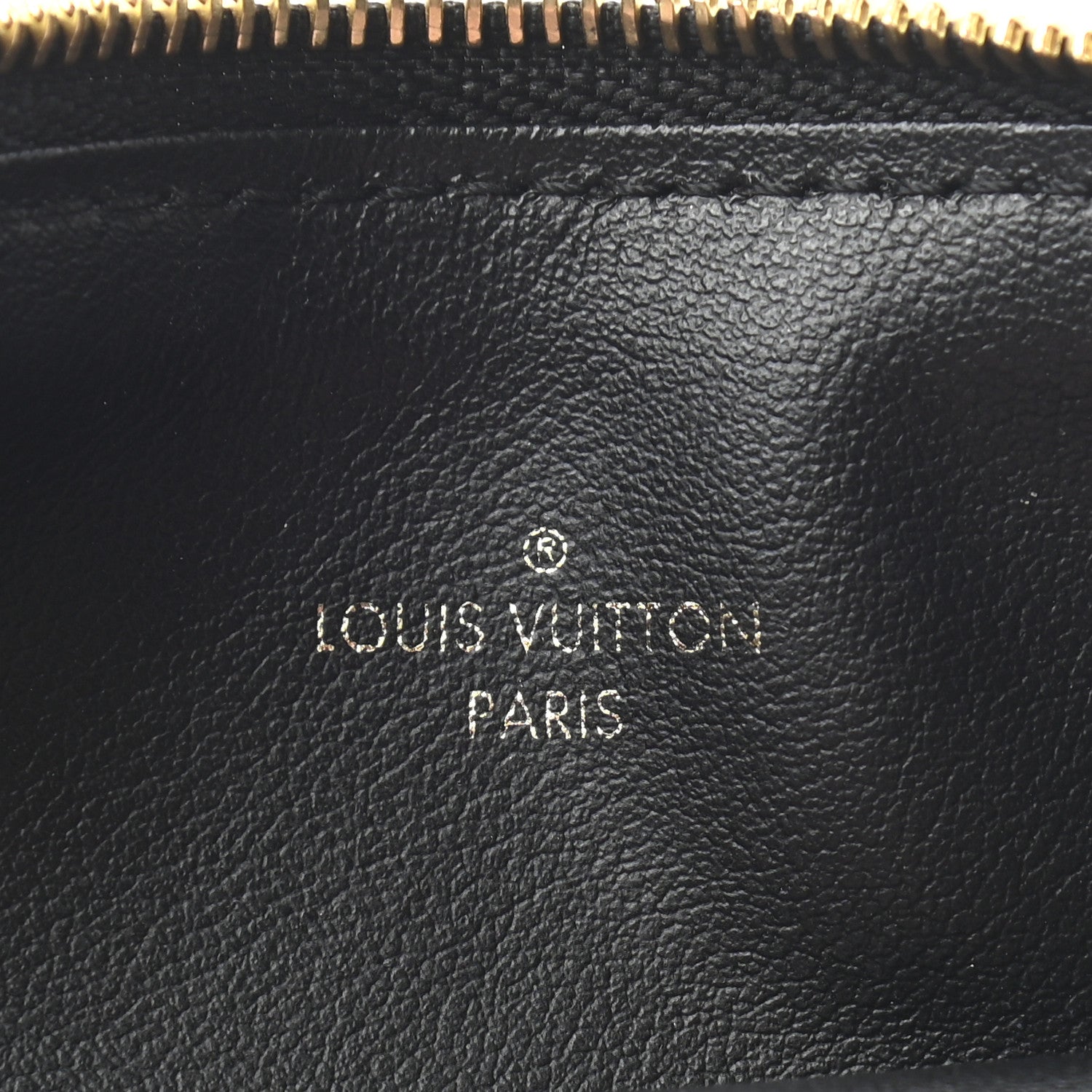 Louis Vuitton Empreinte Felicie Chain Wallet Zippered Insert Black 6 of 6