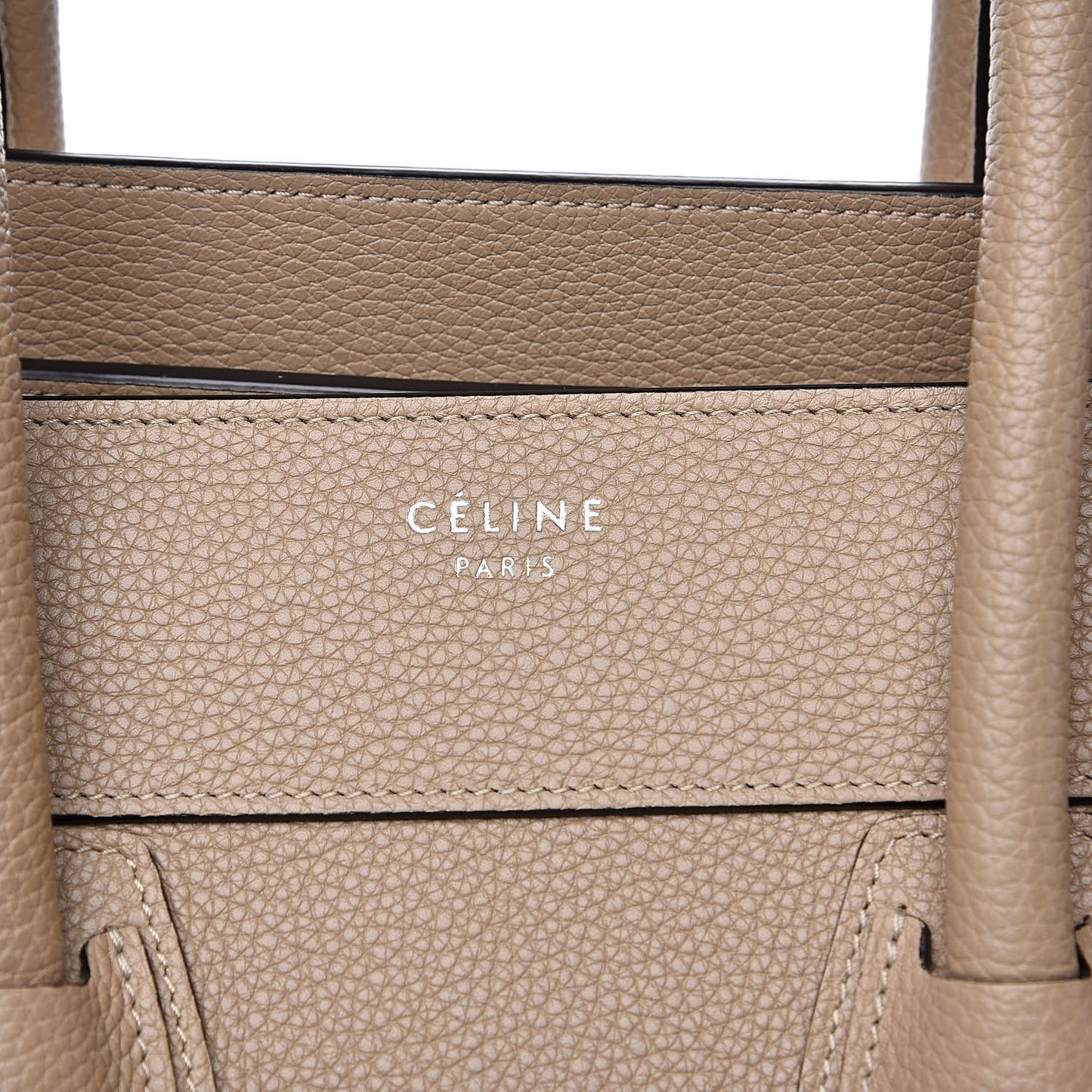 Drummed Calfskin Mini Luggage Dune