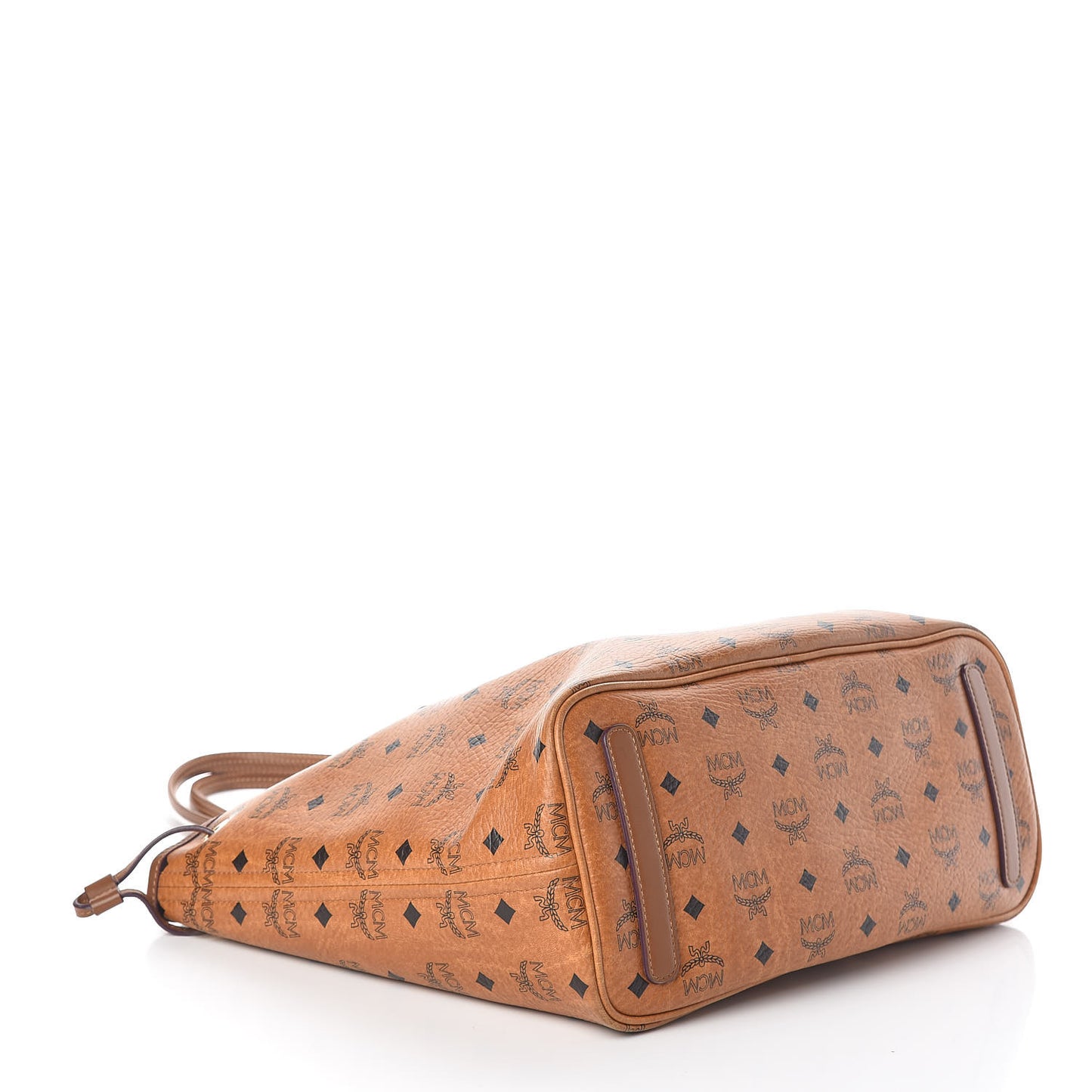 Visetos Medium Liz Reversible Shopper Tote Cognac